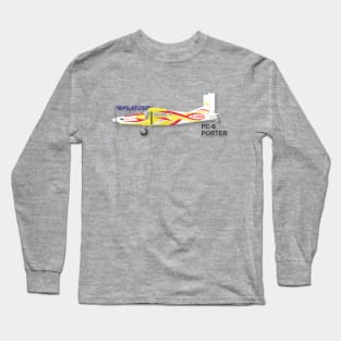 Pilatus PC6 Porter Long Sleeve T-Shirt